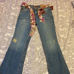 L.e.i low rise bootcut jeans